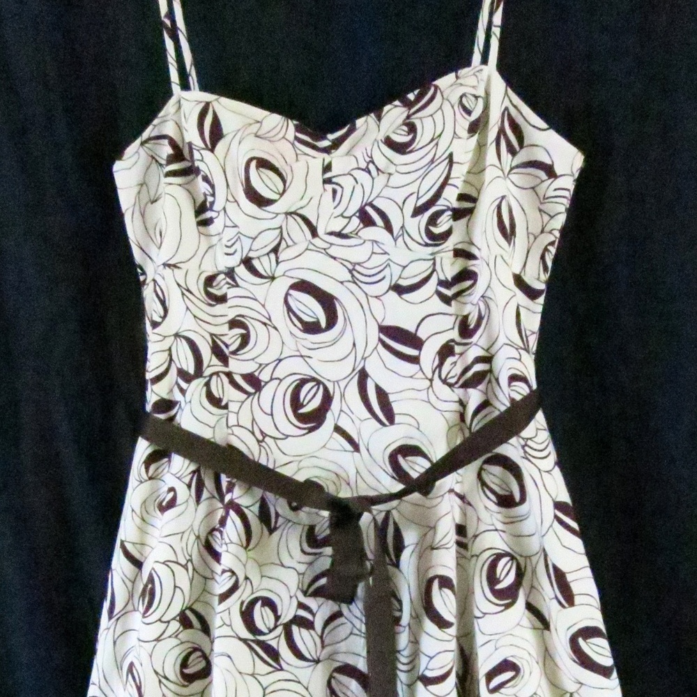 City Triangles Dress 11 Straps Floral Dancing